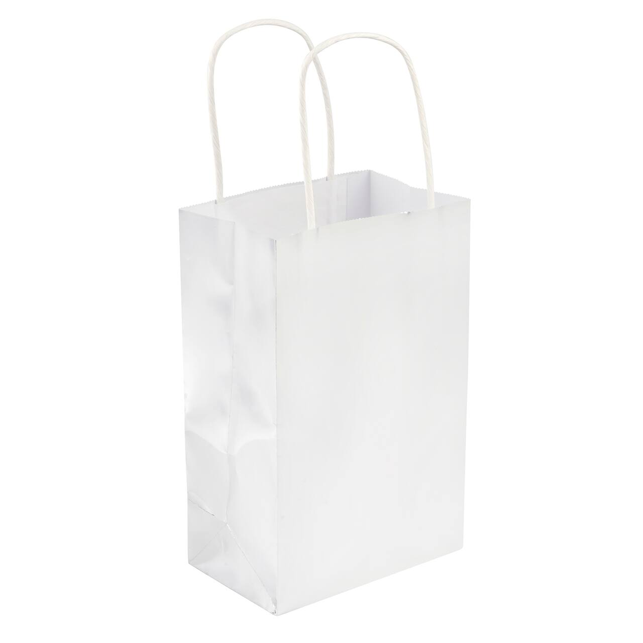 6 Packs: 13 ct. (78 total) Small Silver Gift Bag Value Pack by Celebrate It™